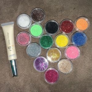 16 loose eyeshadow singles with primer